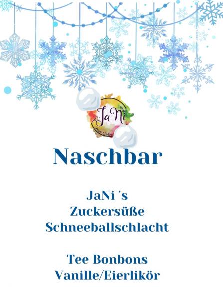 Naschbar | Teebonbon JaNi ´s zuckersüße Schneeballschlacht